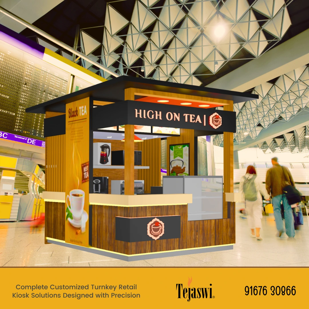 Tejaswi Airport Retail Kiosk Design Buildup