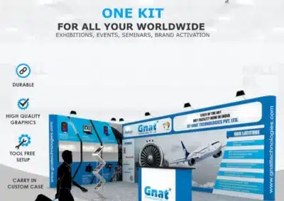 6 x3 meterPortable Exhibitoin Kit Aerospace Industry