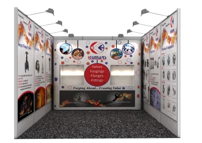 9 12 Sq Meter Portable Exhibition stall 1 Side Open (1) (1)