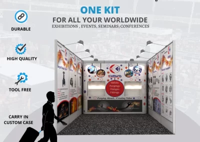 9 Square Meter Portable exhibition booth Mumbai