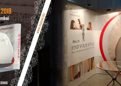 FR Tech Innovations Portable Exhibition Booth IFF Exhibition India