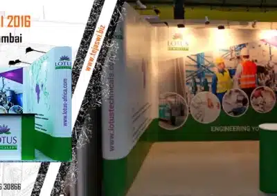 Lotus Technicals CPHI Pharma Portable Exhibition Stand