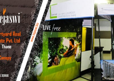 Courtyard Real Estate Brand Promotion Tent
