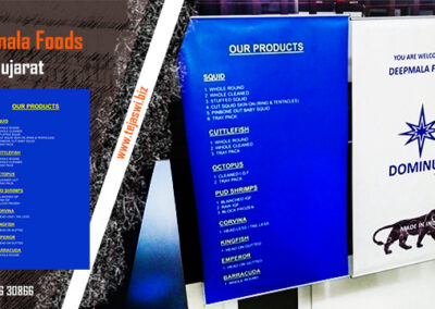 Deepmala Foods Portable Banner Kit