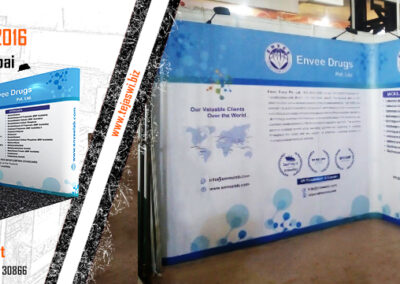 Envee Drugs Pvt. Ltd CPHI Portable Exhibition Kit