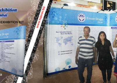 Envee Drugs Pvt. Ltd CPHI Portable Exhibition Kit Mumbai