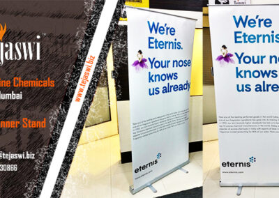 Eternis Fine Chemicals Portable Banner Stand