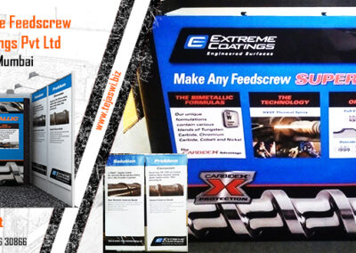 Extreme Feedscrew Coatings 9 Square Meter Portable Exhibition Kit