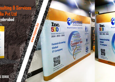 Gemini Consulting and Services India Portable Exhibition Stand India