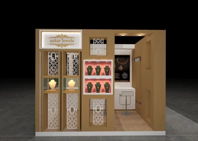 Gems, jewellery, Diamond Exhibition Stall Designer IIJS India Mumbai