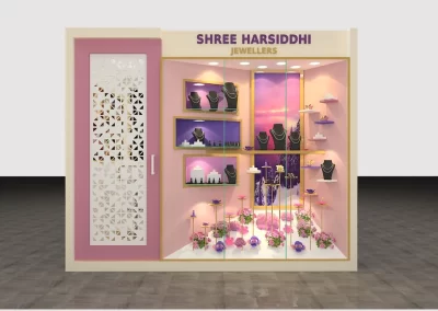Gems, jewellery, Diamond Exhibition Stall Designer IIJS India Mumbai