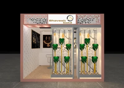 Gems, jewellery, Diamond Exhibition Stall Designer IIJS India Mumbai