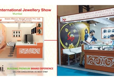 Jwellery Exhibition Stall designer Fabricator IIJS Expo Mumbai