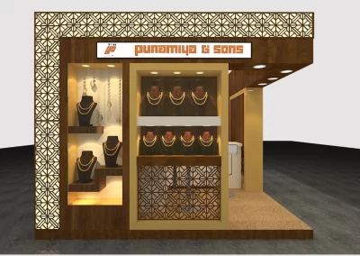 Gems, jewellery, Diamond Exhibition Stall Designer IIJS India Mumbai