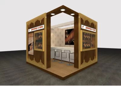 Gems, jewellery, Diamond Exhibition Stall Designer IIJS India Mumbai