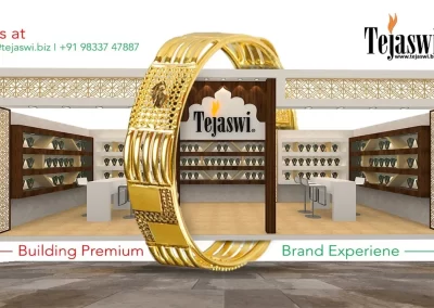 Gems, jewellery, Diamond Exhibition Stall Designer IIJS India Mumbai