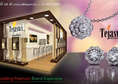 Jwellery Exhibition Stall designer Fabricator IIJS Expo Mumbai India