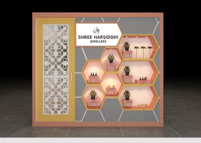 Gems, jewellery, Diamond Exhibition Stall Designer IIJS India Mumbai