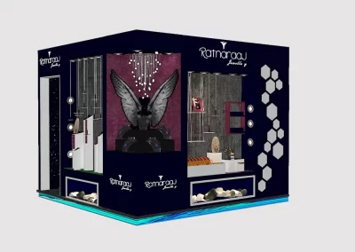 Gems, jewellery, Diamond Exhibition Stall Designer IIJS India Mumbai