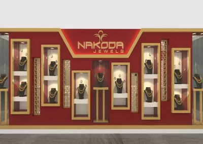 Gems, jewellery, Diamond Exhibition Stall Designer IIJS India Mumbai
