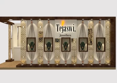 Gems, jewellery, Diamond Exhibition Stall Designer IIJS India Mumbai
