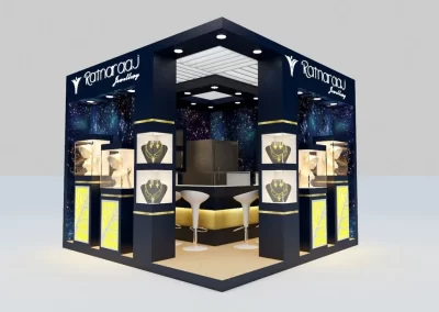 Gems, jewellery, Diamond Exhibition Stall Designer IIJS India Mumbai