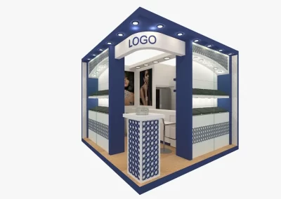 Gems, jewellery, Diamond Exhibition Stall Designer IIJS India Mumbai