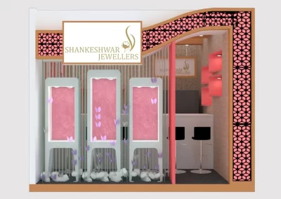 Gems, jewellery, Diamond Exhibition Stall Designer IIJS India Mumbai