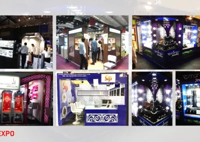 Gems, jewellery, Diamond Exhibition Stall Designer IIJS India Mumbai