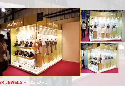 Gems, jewellery, Diamond Exhibition Stall Designer IIJS India Mumbai
