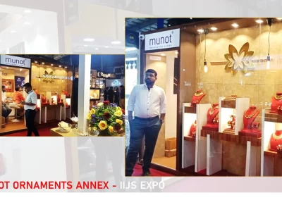 Gems, jewellery, Diamond Exhibition Stall Designer IIJS India Mumbai