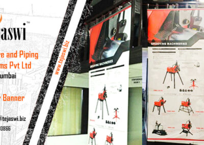 Merit Fire and Piping Systems Portable Banner Kit