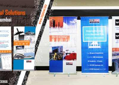 Universal Solutions Portable Banner Stand