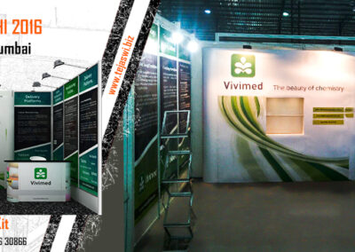Vivimed Labs Ltd CPHI Pharma Portable Exhibition Kit 9 Square Meter
