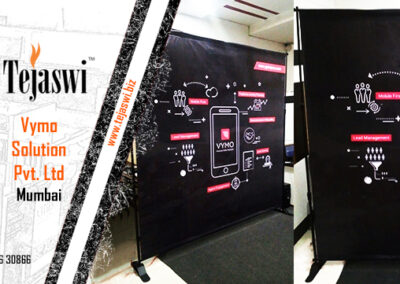 Vymo Solution Resizeable Portable Backdrop