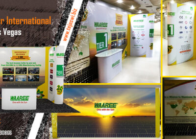 Waaree Energies Ltd Portable Exhibition Kit Solar Renewable Energy USA EXPO